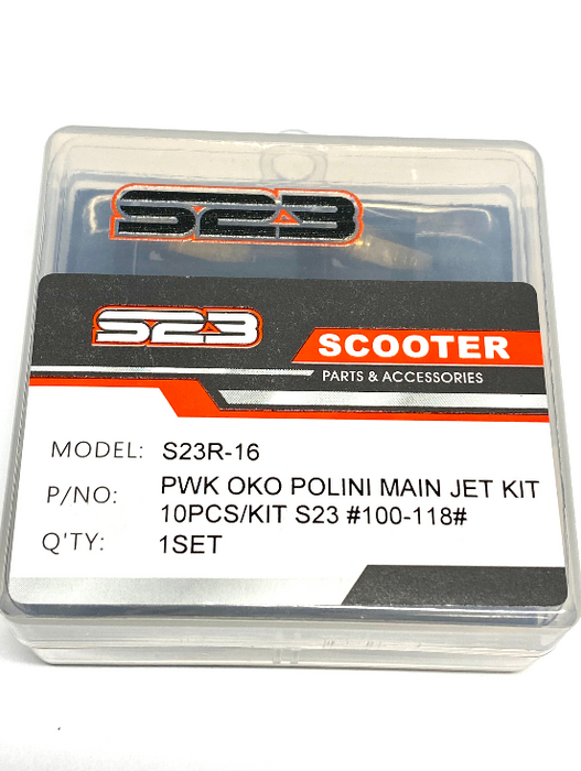 S23 PWK Main Jet kit