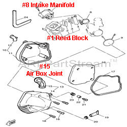 Reed Block (Reed Valve Assembly) '02-'11